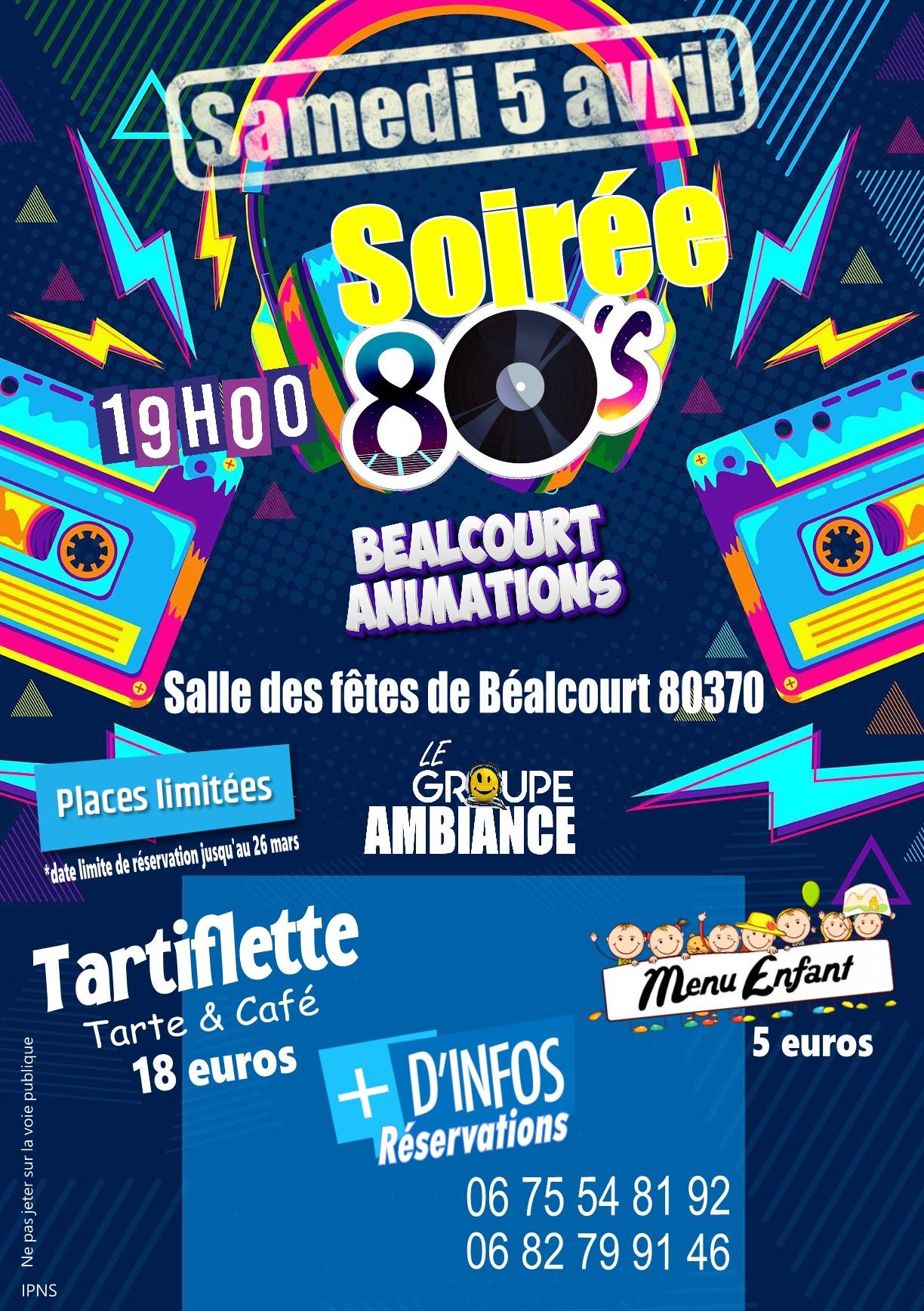Soiree 80 bealcourt